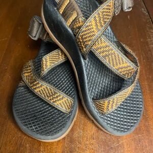 Chaco orange and brown sandals size 10